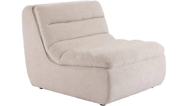 Valdoro Mittmodul i tyg 87 cm, Beige