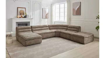 Valdoro Mittmodul i tyg 87 cm - Mink - Möbler - Soffa - Modulsoffor - Mittmodul