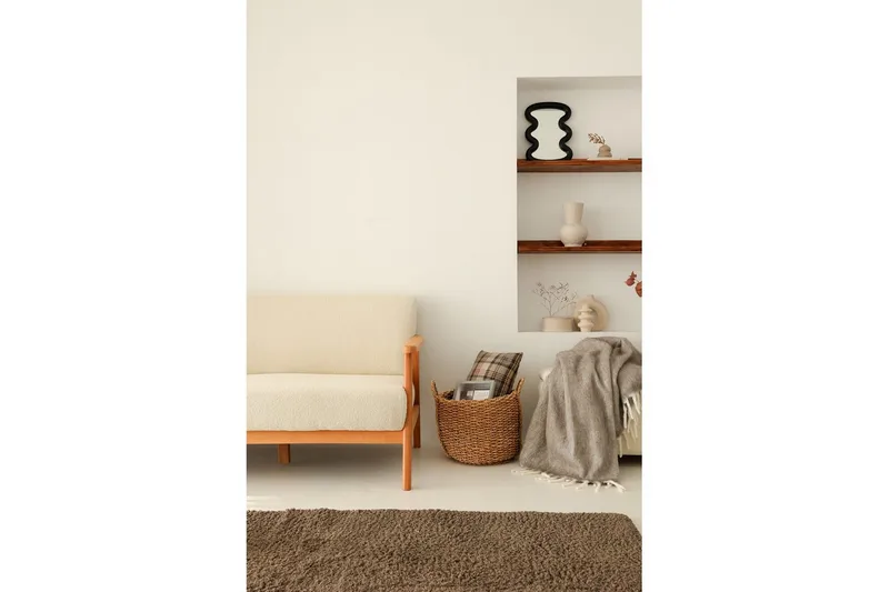 Neyros Soffa 2-sits - Vit - Möbler - Soffa - Sammetssoffa