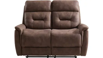 Novira 2-sits reclinersoffa Elektrisk - Brun - Möbler - Soffa - Skinnsoffor