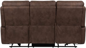 Novira 3-sits reclinersoffa Elektrisk - Brun - Möbler - Soffa - 3 sits soffa