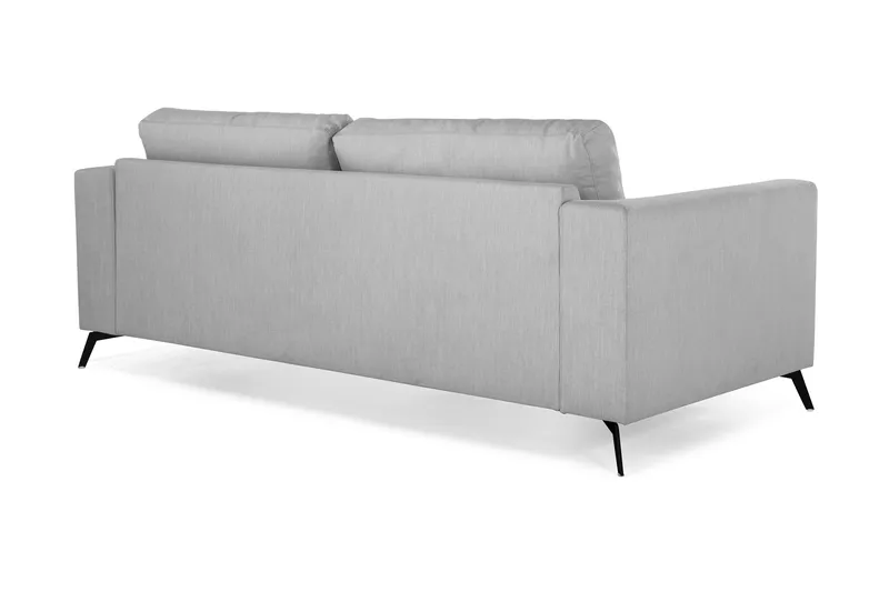 Ocean Lyx 3-sits Tygsoffa - Grå - Möbler - Soffa - 3 sits soffa
