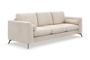 Ocean Lyx 4-sits Manchestersoffa - Beige - Möbler - Soffa - 4 sits soffa