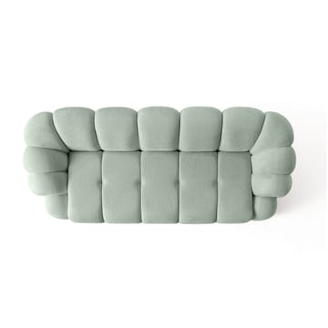 Octavio 3-sits Soffa Bubblig i Tyg - Turkos - Möbler - Soffa - 3 sits soffa