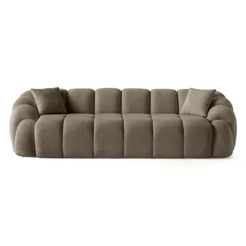 Octavio 4-sitssoffa 268x70x80 cm - Brun - Möbler - Soffa - 4 sits soffa