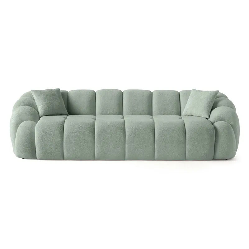 Octavio 4-sitssoffa 268x70x80 cm, turkos