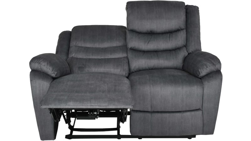 Olvani 2-sits Reclinersoffa i tyg elektrisk - Grå - Möbler - Soffa - Biosoffa & reclinersoffa - 2 sits biosoffa & reclinersoffa