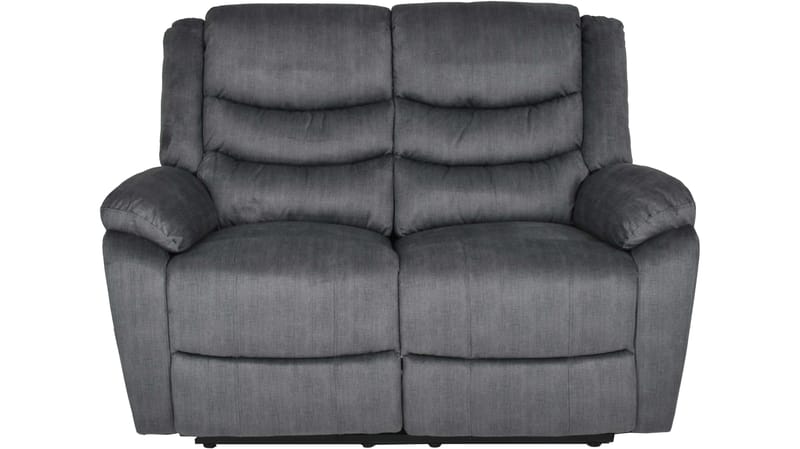 Olvani 2-sits Reclinersoffa i tyg elektrisk - Grå - Möbler - Soffa - Biosoffa & reclinersoffa - 2 sits biosoffa & reclinersoffa