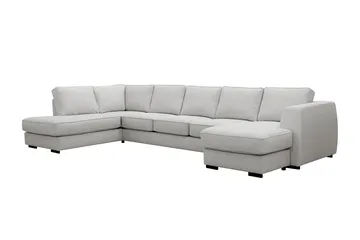 Optus 6-sits U-soffa med Divan och schäslong höger - Ljusgrå - Möbler - Soffa - U-soffa