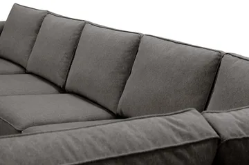 Optus 6-sits U-soffa med Divan och schäslong vänster - Mörkgrå - Möbler - Soffa - U-soffa