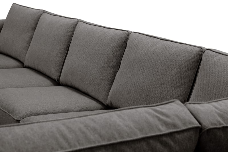 Optus 6-sits U-soffa med Divan och schäslong vänster - Mörkgrå - Möbler - Soffa - U-soffa