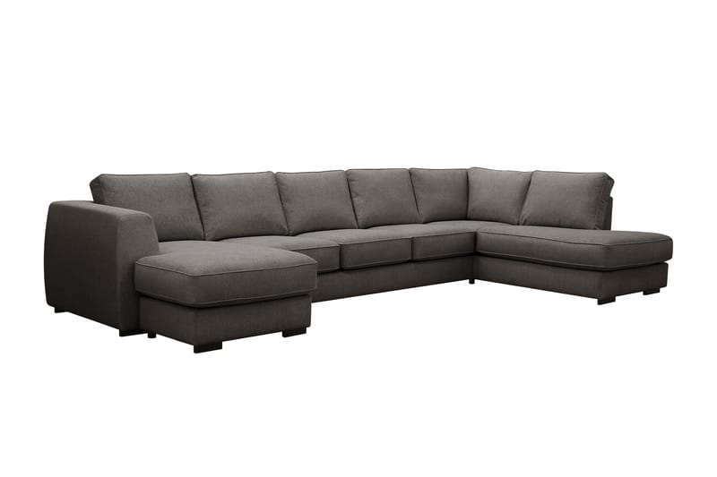 Optus 6-sits U-soffa med Divan och schäslong vänster - Mörkgrå - Möbler - Soffa - U-soffa