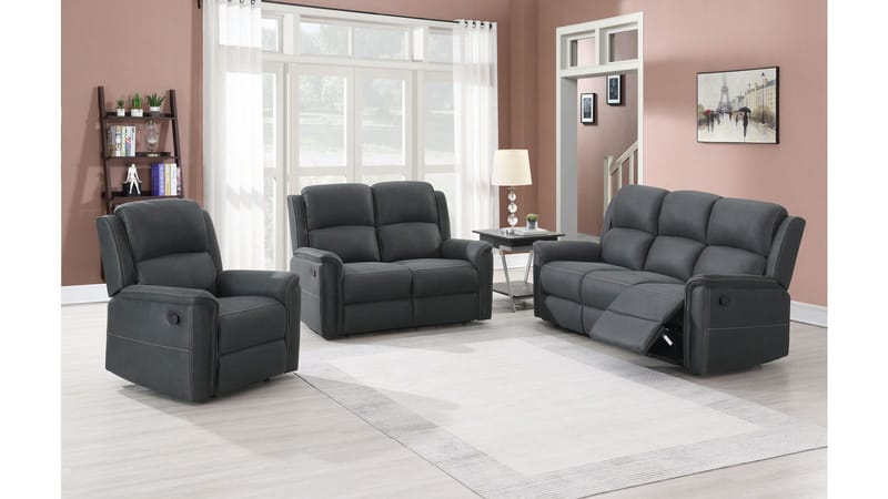 Orvella Reclinersoffa 2-sits - Grå - Möbler - Soffa - Skinnsoffor