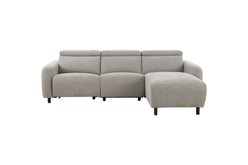 Reclinersoffa med hörn Loft24 Skaane Reclinersoffa 3-sits Grey1 Belfast fabric