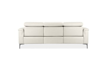 Reclinersoffa utan hörn Loft24 3-sitssoffa Lund Cream White - Möbler - Soffa - 3 sits soffa