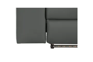 Reclinersoffa utan hörn Loft24 3-sitssoffa Rayland Grå - Möbler - Soffa - 3 sits soffa
