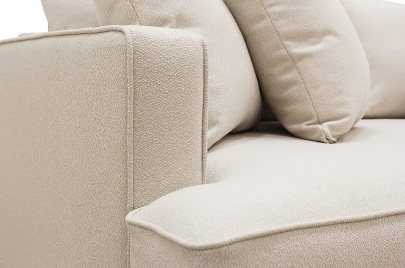 Rossita 3-sits Djup Soffa i Bouclé - Beige - Möbler - Soffa - 3 sits soffa