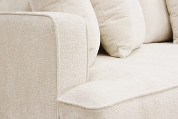 Rossita 3-sits Djup Soffa i Chenille - Beige - Möbler - Soffa - 3 sits soffa