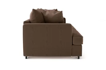 Rossita 3-sits Djup Soffa i Manchester - Brun - Möbler - Soffa - 3 sits soffa