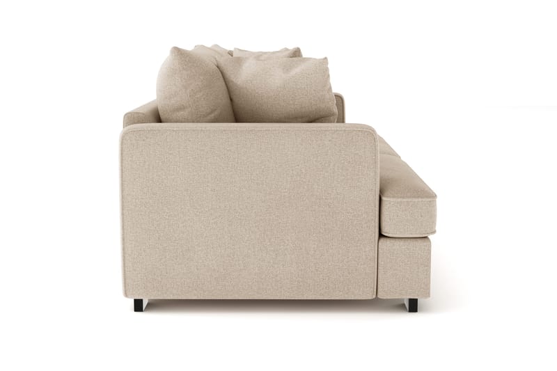 Rossita 3-sits Djup Soffa i Tyg - Beige - Möbler - Soffa - 3 sits soffa