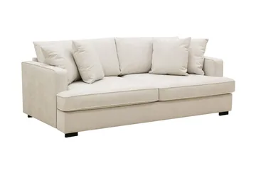 Rossita 3-sits Djup Tygsoffa - Beige - Möbler - Soffa - 3 sits soffa