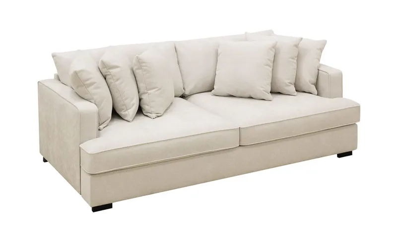 Rossita 4-sits Djup Tygsoffa - Beige - Möbler - Soffa - 4 sits soffa