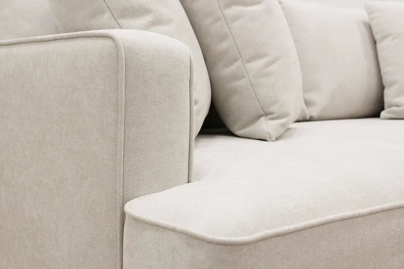 Rossita 4-sits Djup Tygsoffa - Beige - Möbler - Soffa - 4 sits soffa