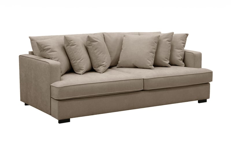 Rossita 4-sits Djup Tygsoffa - Brun - Möbler - Soffa - 4 sits soffa