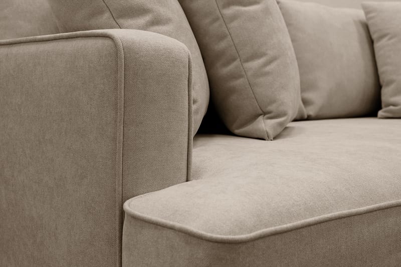 Rossita 4-sits Djup Tygsoffa - Brun - Möbler - Soffa - 4 sits soffa