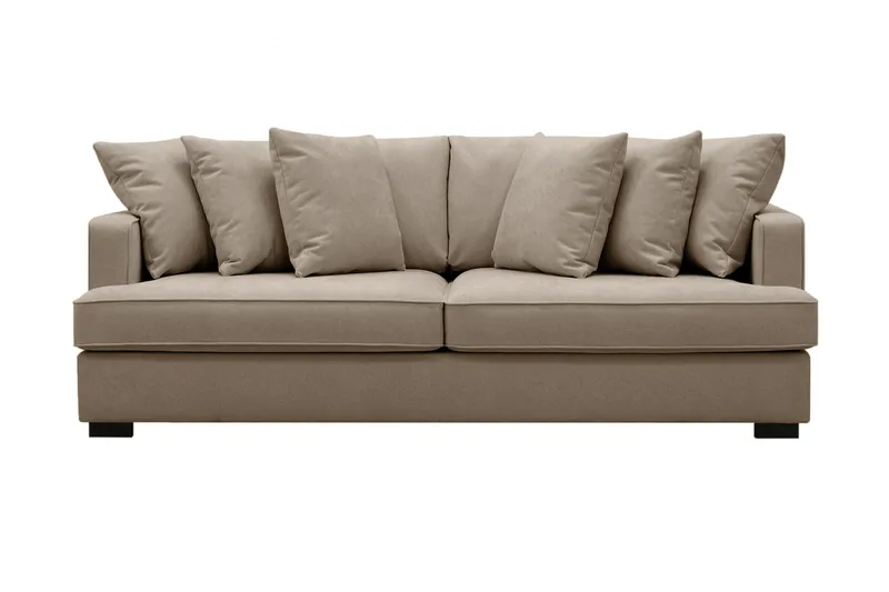 Rossita 4-sits Djup Tygsoffa - Brun - Möbler - Soffa - 4 sits soffa
