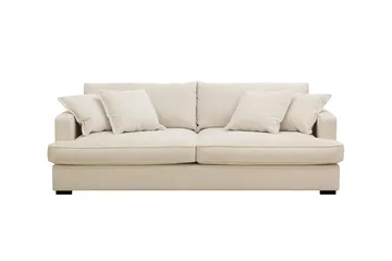 Rossita Lyx 2,5-sits Extra djup Soffa i Chenille - Beige - Möbler - Soffa - 3 sits soffa