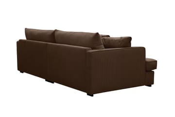 Rossita Lyx 3-sits Extra djup Soffa i Manchester - Mörkbrun - Möbler - Soffa - 3 sits soffa