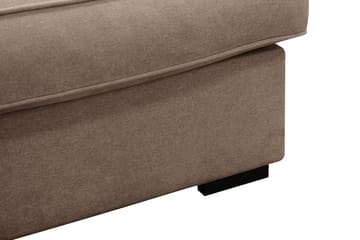 Rossita Lyx 3-sits Extra djup Soffa i Tyg - Mörkbrun - Möbler - Soffa - 3 sits soffa