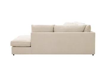 Rossita Lyx 6-sits Högervänd U-formad Extra djup Soffa med Divan och Schäslong i Chenille - Beige - Möbler - Soffa - U-soffa