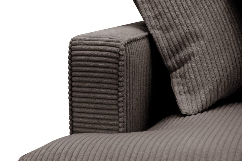 Rossita Lyx 6-sits Högervänd U-formad Extra djup Soffa med Divan och Schäslong i Manchester - Mörkgrå - Möbler - Soffa - U-soffa