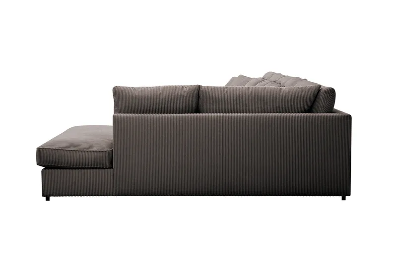 Rossita Lyx 6-sits Högervänd U-formad Extra djup Soffa med Divan och Schäslong i Manchester - Mörkgrå - Möbler - Soffa - U-soffa