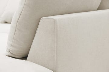 Rossita Lyx 6-sits Högervänd U-formad Extra djup Soffa med Divan och Schäslong i Tyg - Beige - Möbler - Soffa - U-soffa