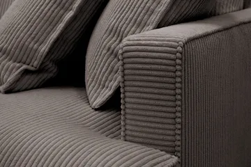 Rossita Lyx 6-sits Vänstervänd U-formad Extra djup Soffa med Divan och Schäslong i Manchester - Taupe - Möbler - Soffa - U-soffa