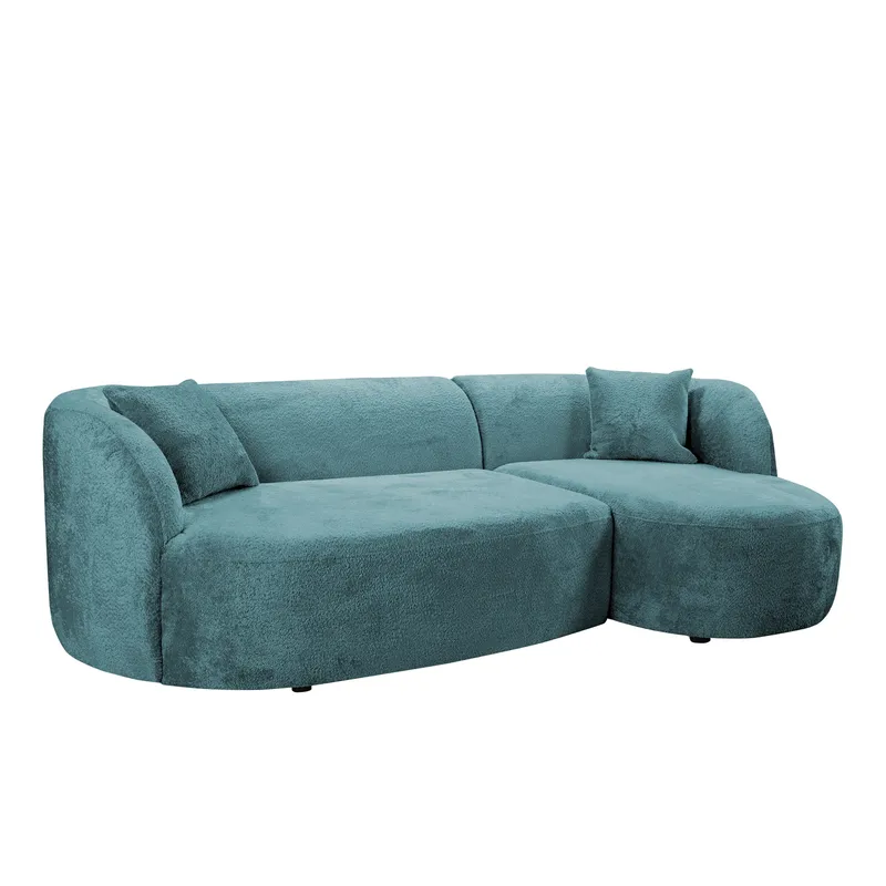 Rylian 3-sits Soffa med divan, blågrön