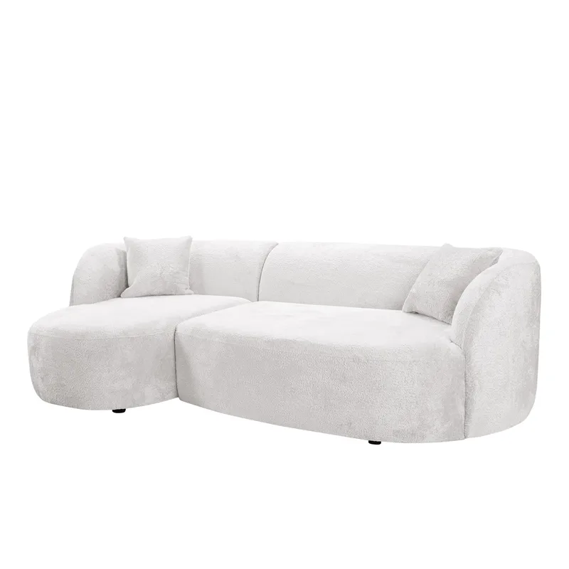 Rylian 3-sits Soffa med divan - vit - Möbler - Soffa - Divansoffor & schäslongsoffa