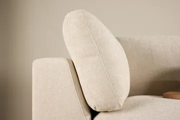 Salerno 4-sits L-formad Hörnsoffa i Tyg - Beige - Möbler - Soffa - Hörnsoffa