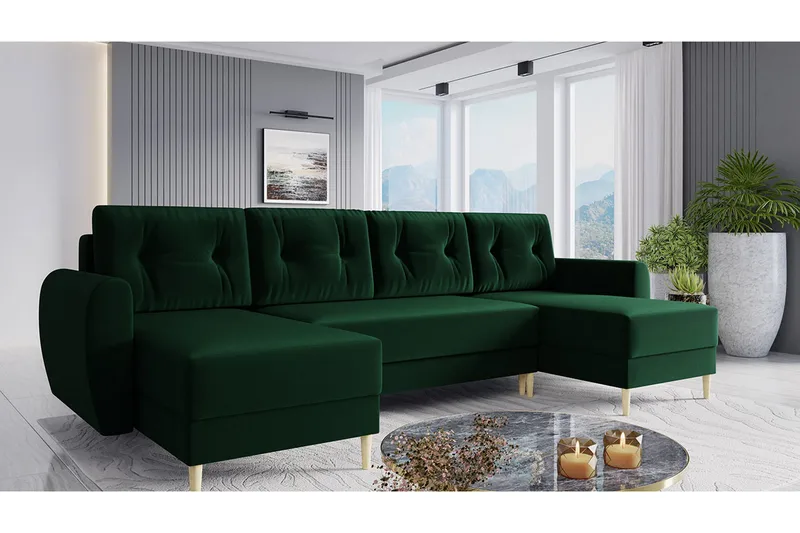 Bornalle Bäddsoffa - Grön - Möbler - Soffa - Bäddsoffa - Bäddsoffa divan