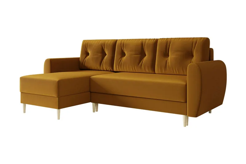 Bornalle Bäddsoffa - Gul - Möbler - Soffa - Bäddsoffa - Bäddsoffa divan