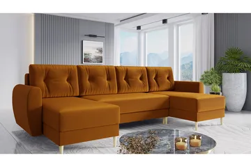Bornalle Bäddsoffa - Gul - Möbler - Soffa - Bäddsoffa - Bäddsoffa divan
