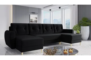 Bornalle Bäddsoffa - Svart - Möbler - Soffa - Bäddsoffa - Bäddsoffa divan