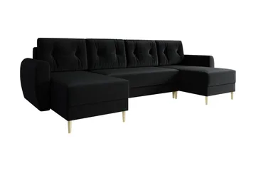 Bornalle Bäddsoffa - Svart - Möbler - Soffa - Bäddsoffa - Bäddsoffa divan