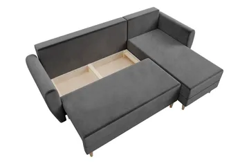 Bornalle Bäddsoffa - Svart - Möbler - Soffa - Bäddsoffa - Bäddsoffa divan