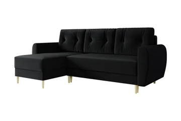 Bornalle Bäddsoffa - Svart - Möbler - Soffa - Bäddsoffa - Bäddsoffa divan