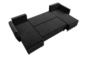 Bornalle Bäddsoffa - Svart - Möbler - Soffa - Bäddsoffa - Bäddsoffa divan