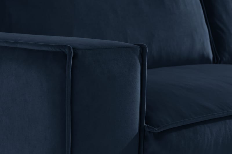 Cloudia Sammetssoffa 4-sits - Blå - Möbler - Soffa - Sammetssoffa